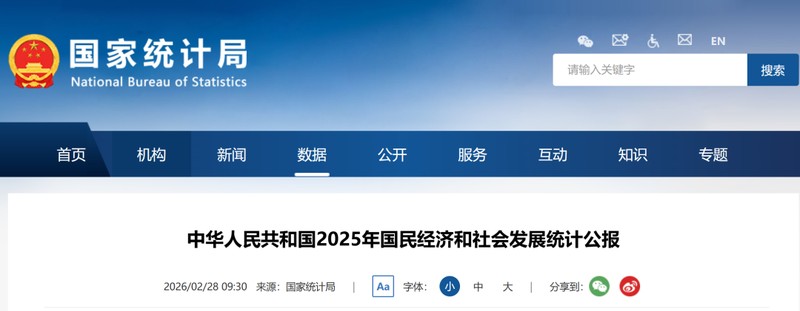  2025全年建筑业增加值86425亿元！ 新闻