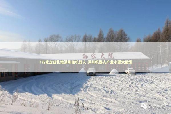 7万家企业扎堆深圳做机器人-深圳机器人产业小题大做型 7万家企业扎堆深圳做机器人-深圳机器人产业小题大做型 新闻