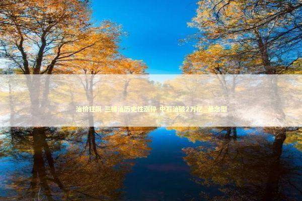 油价狂飙 三桶油历史性涨停 中石油破2万亿_悬念型