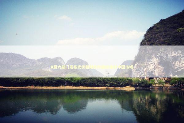 A股六部门发布光伏新规机构继续看好中国市场