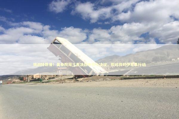 挑战特朗普!美参院周三表决战争权力决议,拟叫停对伊军事行动 挑战特朗普!美参院周三表决战争权力决议,拟叫停对伊军事行动 新闻