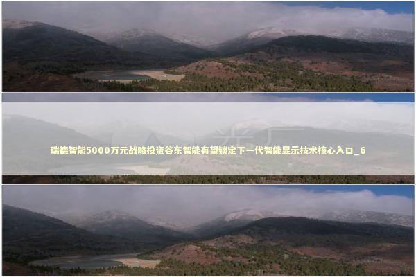 瑞德智能5000万元战略投资谷东智能有望锁定下一代智能显示技术核心入口_6 瑞德智能5000万元战略投资谷东智能有望锁定下一代智能显示技术核心入口_6 新闻